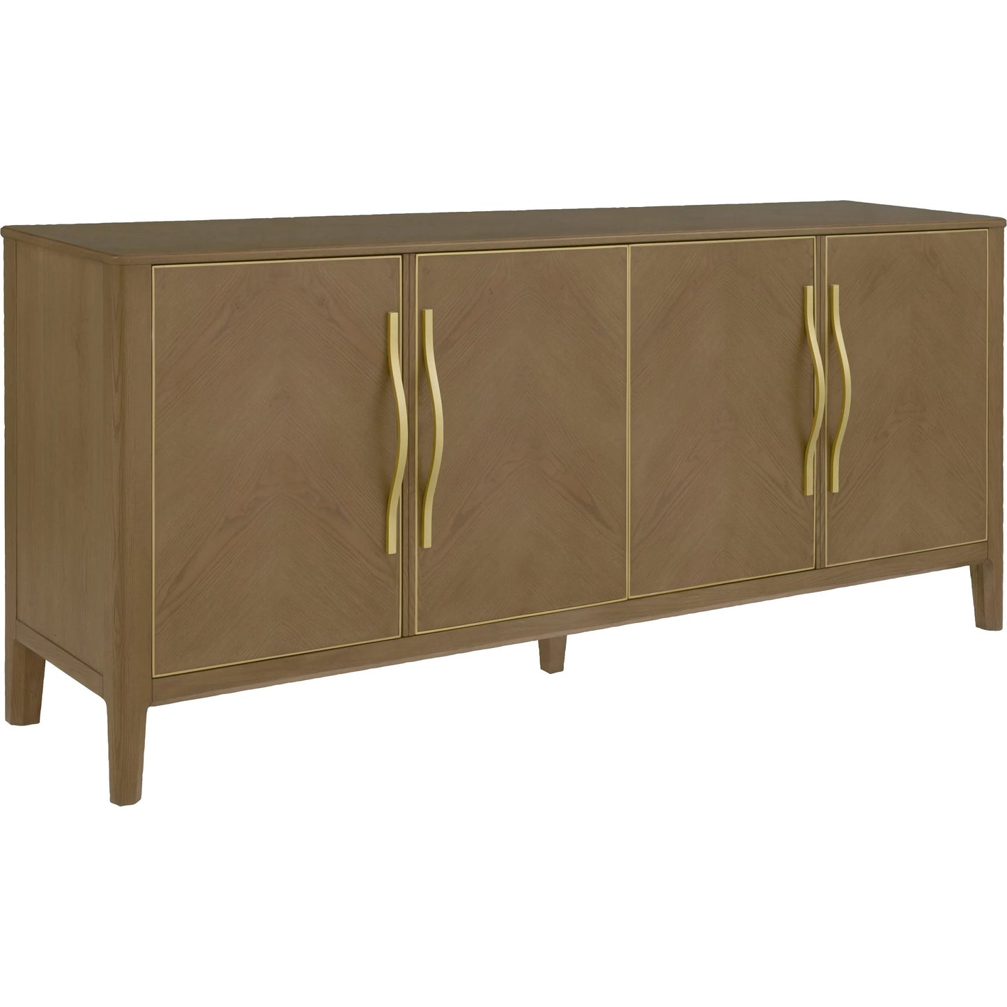 000 SI-2636123 | Primary Silo | Maxwell Credenza by Fairfield Chair. Made from red oak solids, veneers in a unique style.
