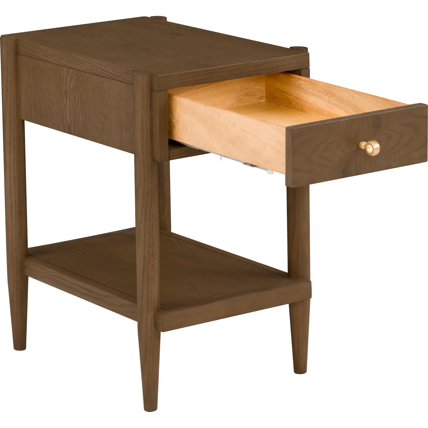 001 SI-2636131 | Additional Silo | Maxwell 1-Drawer Rectangle Drink Table by Fairfield Chair. Made from red oak solids, veneers in a unique style.