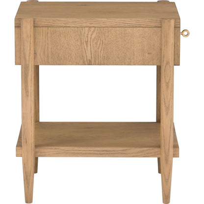 Maxwell 1-Drawer Rectangle Drink Table by Fairfield Chair. Made from red oak solids, veneers in a unique style.