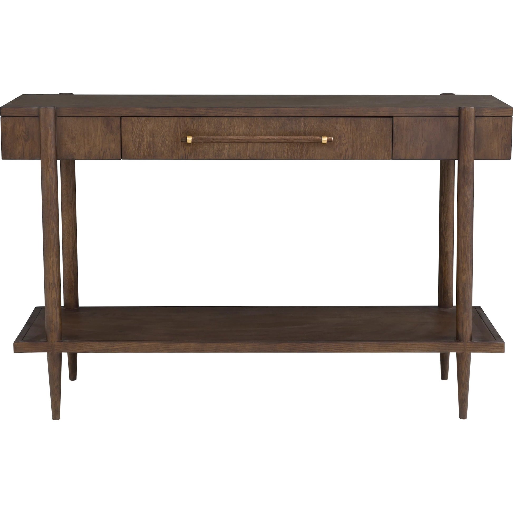 Maxwell 1-Drawer Console Table by Fairfield Chair. Made from red oak solids, veneers in a unique style.