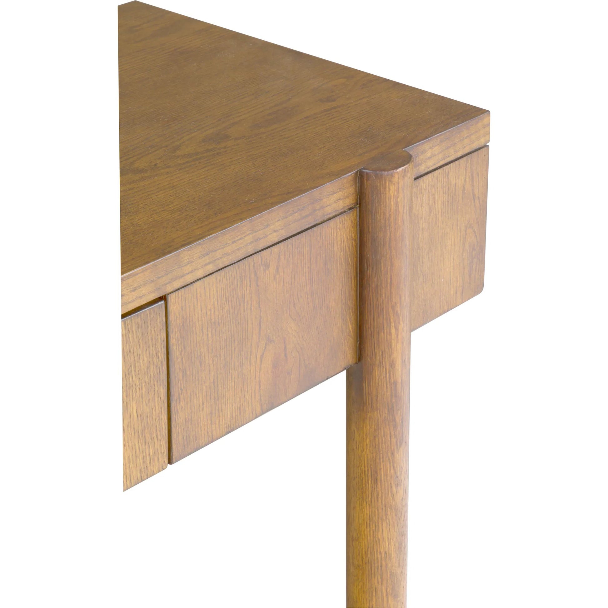Maxwell 1-Drawer Console Table by Fairfield Chair. Made from red oak solids, veneers in a unique style.