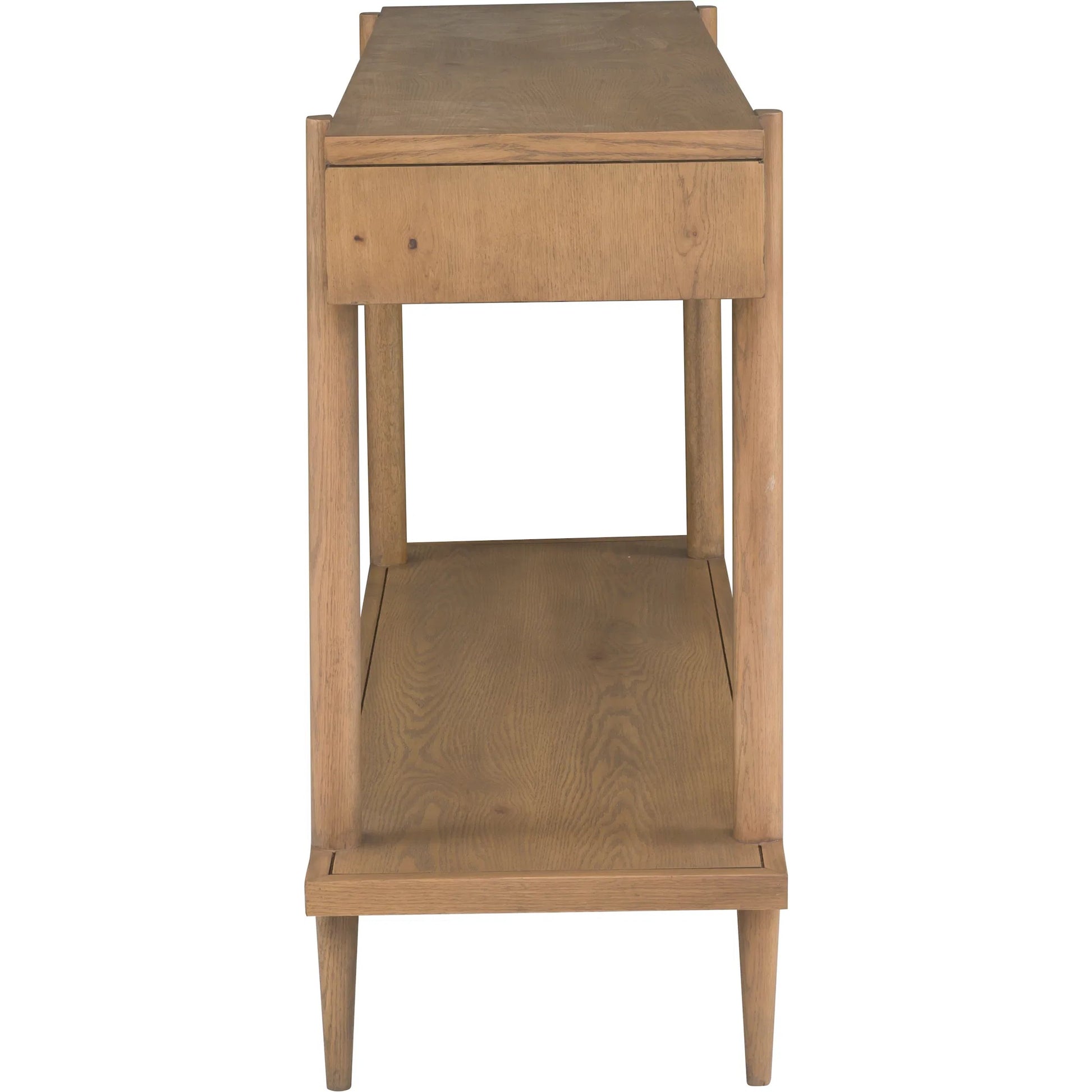 Maxwell 1-Drawer Console Table by Fairfield Chair. Made from red oak solids, veneers in a unique style.