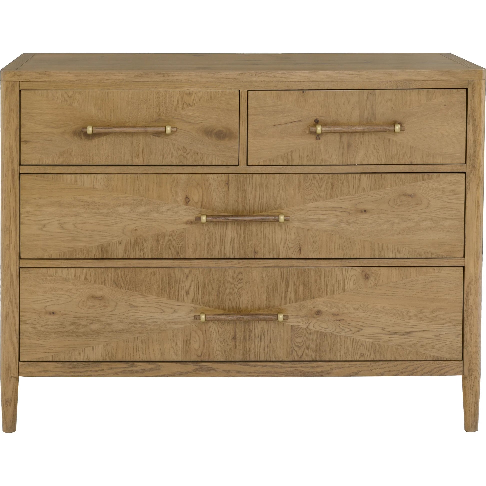 Maxwell Chest by Fairfield Chair. Made from red oak solids, veneers in a unique style.