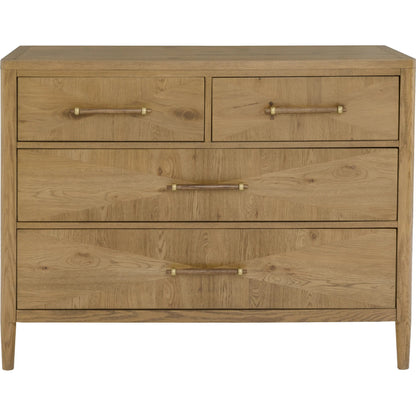 Maxwell Chest by Fairfield Chair. Made from red oak solids, veneers in a unique style.