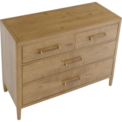 Maxwell Chest by Fairfield Chair. Made from red oak solids, veneers in a unique style.