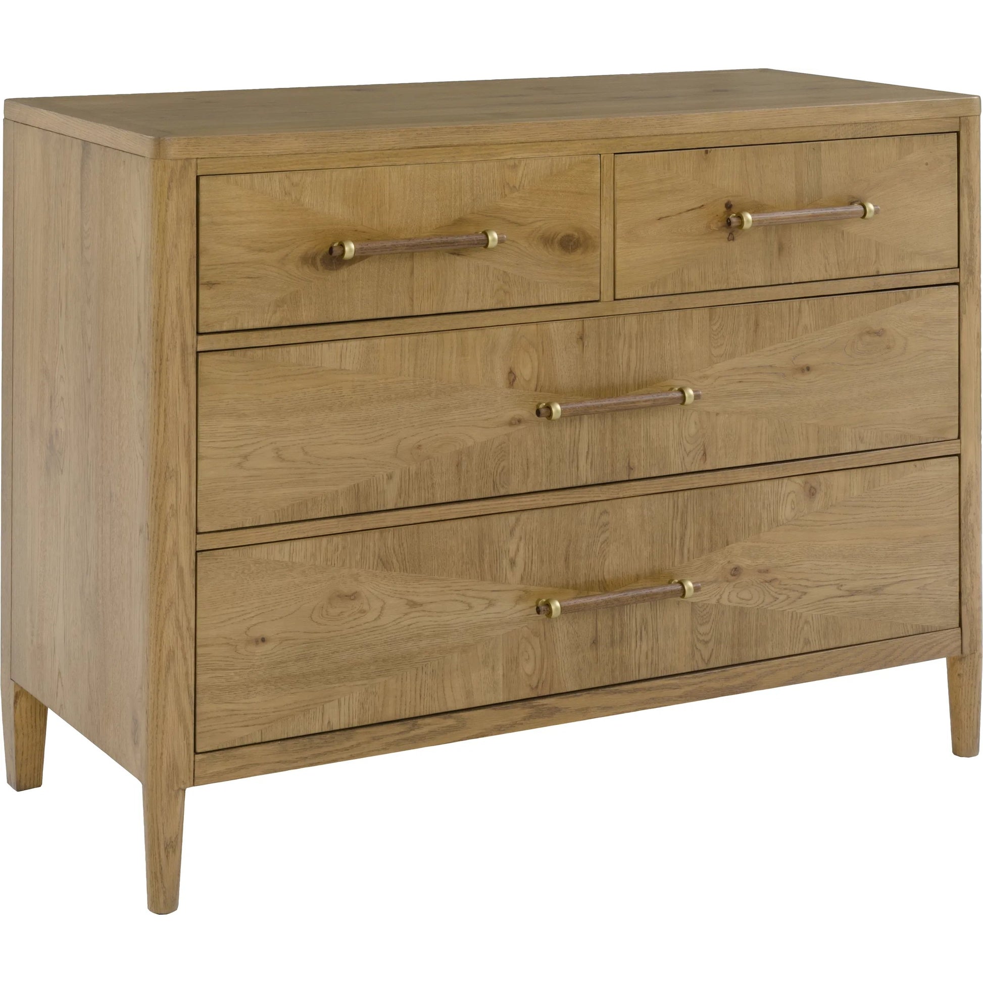 Maxwell Chest by Fairfield Chair. Made from red oak solids, veneers in a unique style.