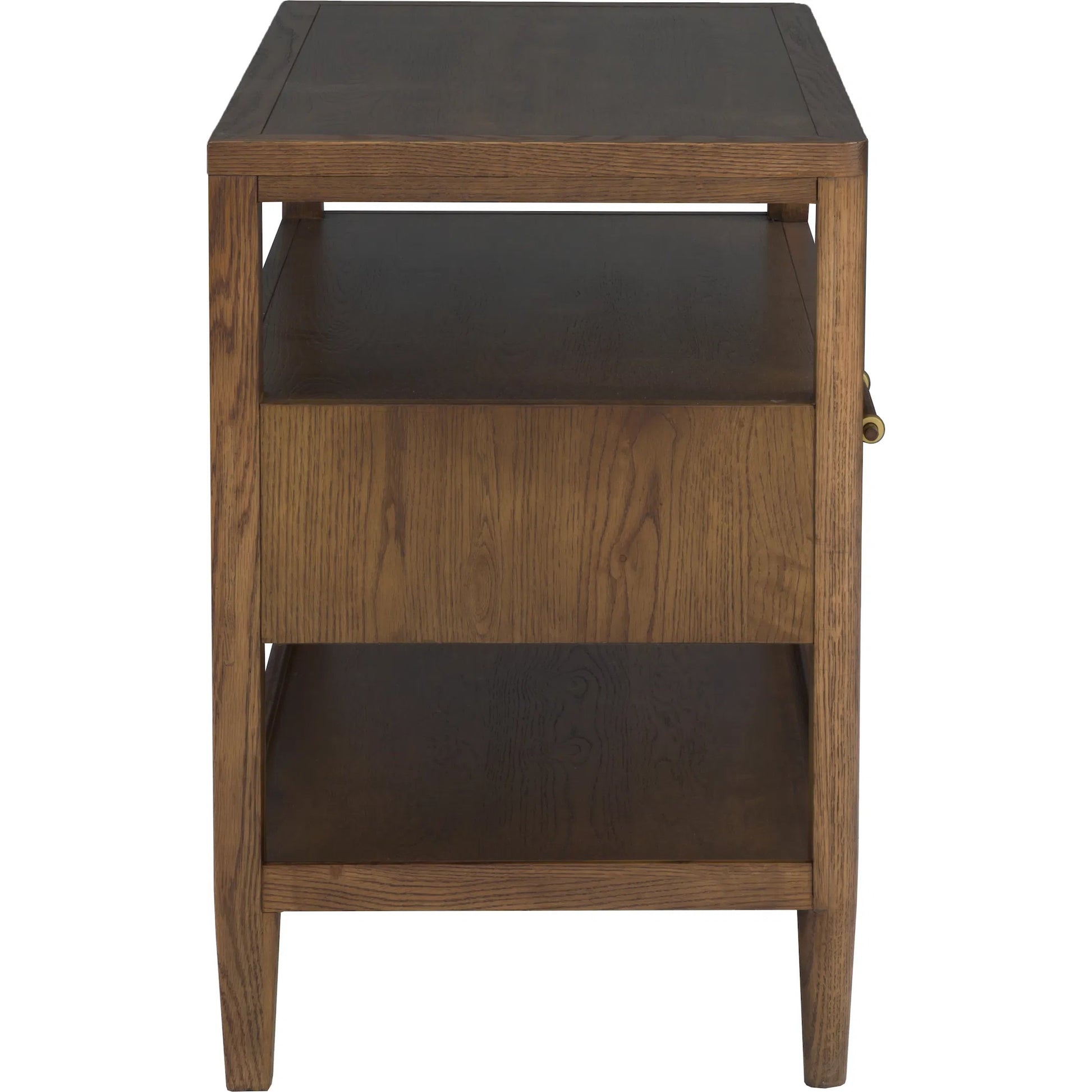Maxwell 1-Drawer Nightstand by Fairfield Chair. Made from red oak solids, veneers in a unique style.