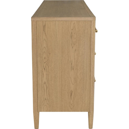 Maxwell 7-Drawer Dresser by Fairfield Chair. Made from red oak solids, veneers in a unique style.
