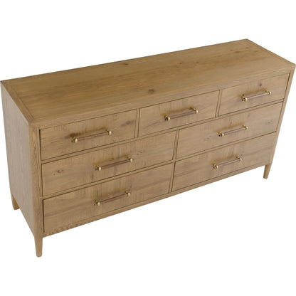 Maxwell 7-Drawer Dresser by Fairfield Chair. Made from red oak solids, veneers in a unique style.