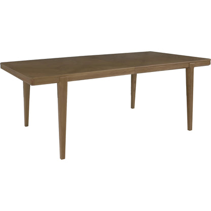 Maxwell Dining Table by Fairfield Chair. Made from red oak solids, veneers in a unique style.