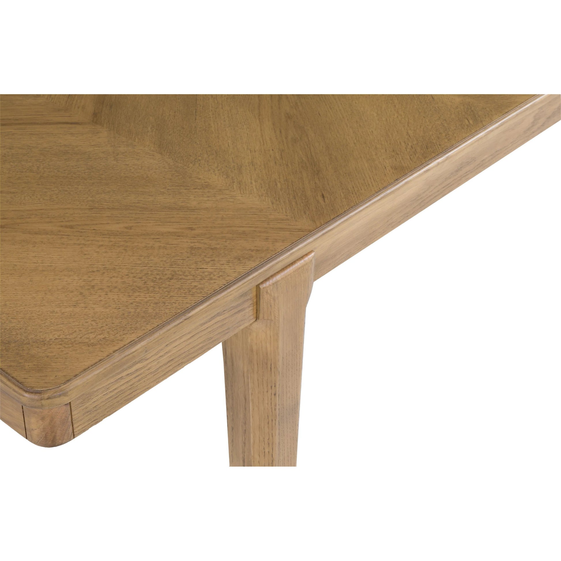 Maxwell Dining Table by Fairfield Chair. Made from red oak solids, veneers in a unique style.