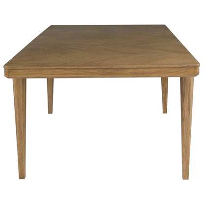 Maxwell Dining Table by Fairfield Chair. Made from red oak solids, veneers in a unique style.