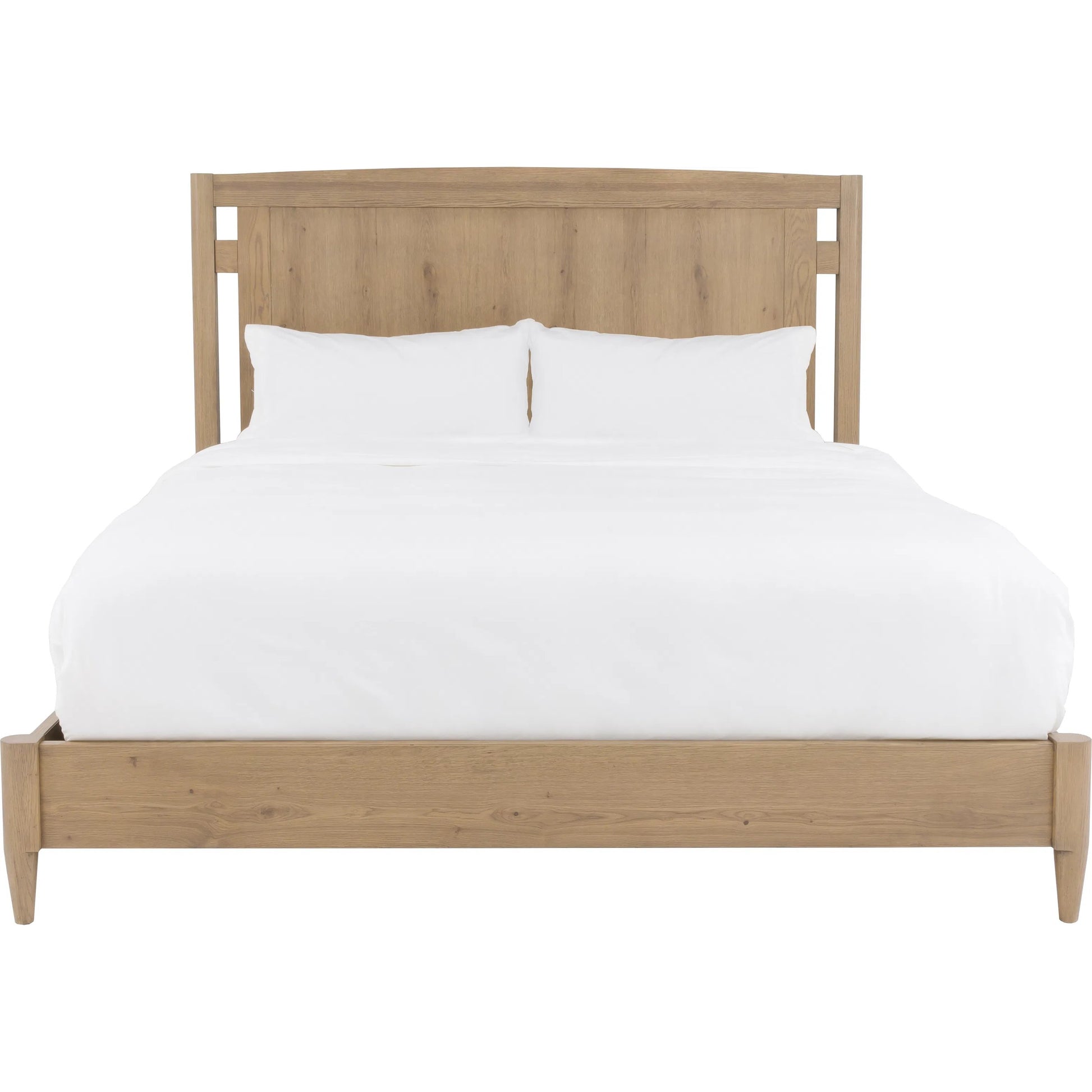 Maxwell Bed by Fairfield Chair. Made from red oak solids, veneers in a unique style.