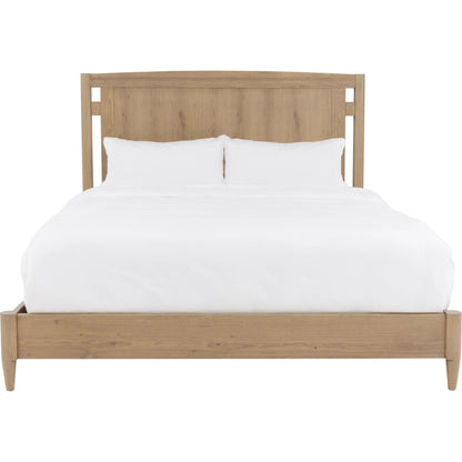 Maxwell Bed by Fairfield Chair. Made from red oak solids, veneers in a unique style.