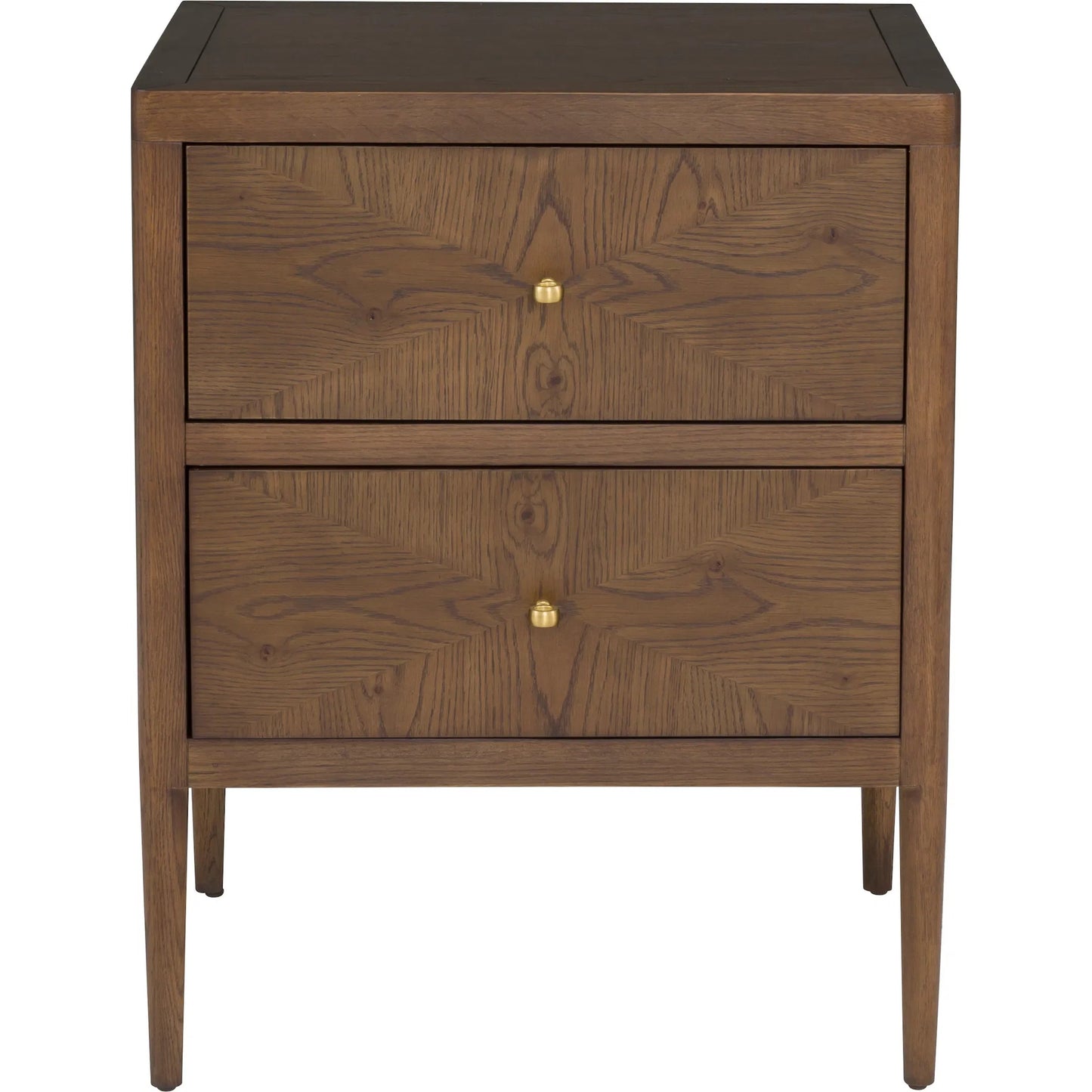 003 SI-2636111 | Additional Silo | Maxwell 2-Drawer Petite Nightstand by Fairfield Chair. Made from red oak solids, veneers in a unique style.