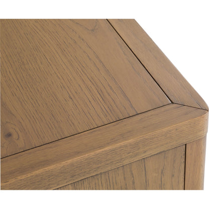 Maxwell 2-Drawer Petite Nightstand by Fairfield Chair. Made from red oak solids, veneers in a unique style.