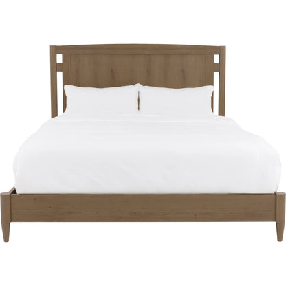 Maxwell Bed by Fairfield Chair. Made from red oak solids, veneers in a unique style.