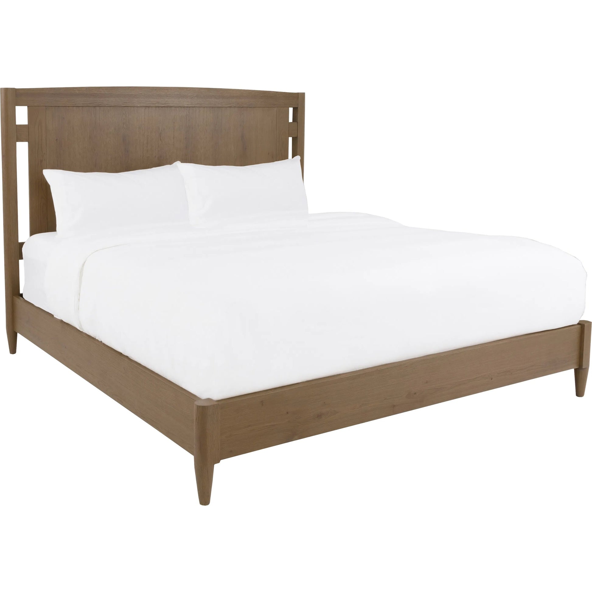 Maxwell Bed by Fairfield Chair. Made from red oak solids, veneers in a unique style.