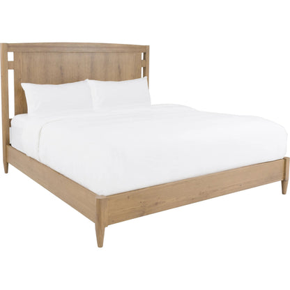 Maxwell Bed by Fairfield Chair. Made from red oak solids, veneers in a unique style.