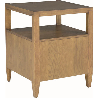 Maxwell 2-Drawer Nightstand by Fairfield Chair. Made from red oak solids, veneers in a unique style.