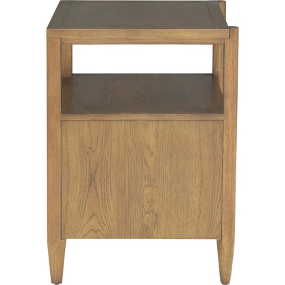 Maxwell 2-Drawer Nightstand by Fairfield Chair. Made from red oak solids, veneers in a unique style.
