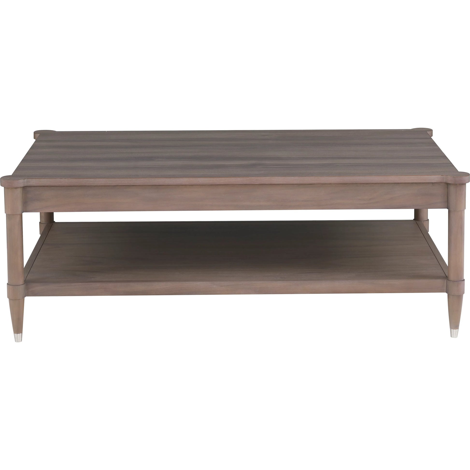 Freya Laminate Rectangular Cocktail Table by Fairfield Chair in tan and light oak. Made from high pressure laminate in a unique style.