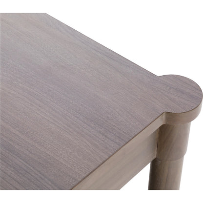 Freya Laminate Console by Fairfield Chair in light oak. Made from unique in a unique style.