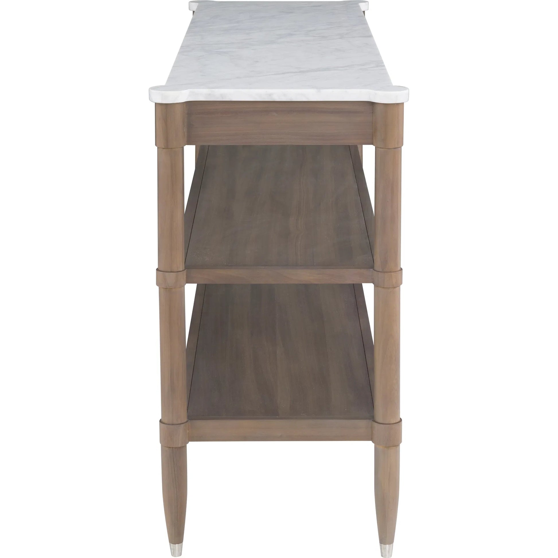 Freya Laminate Console by Fairfield Chair in light oak. Made from unique in a unique style.