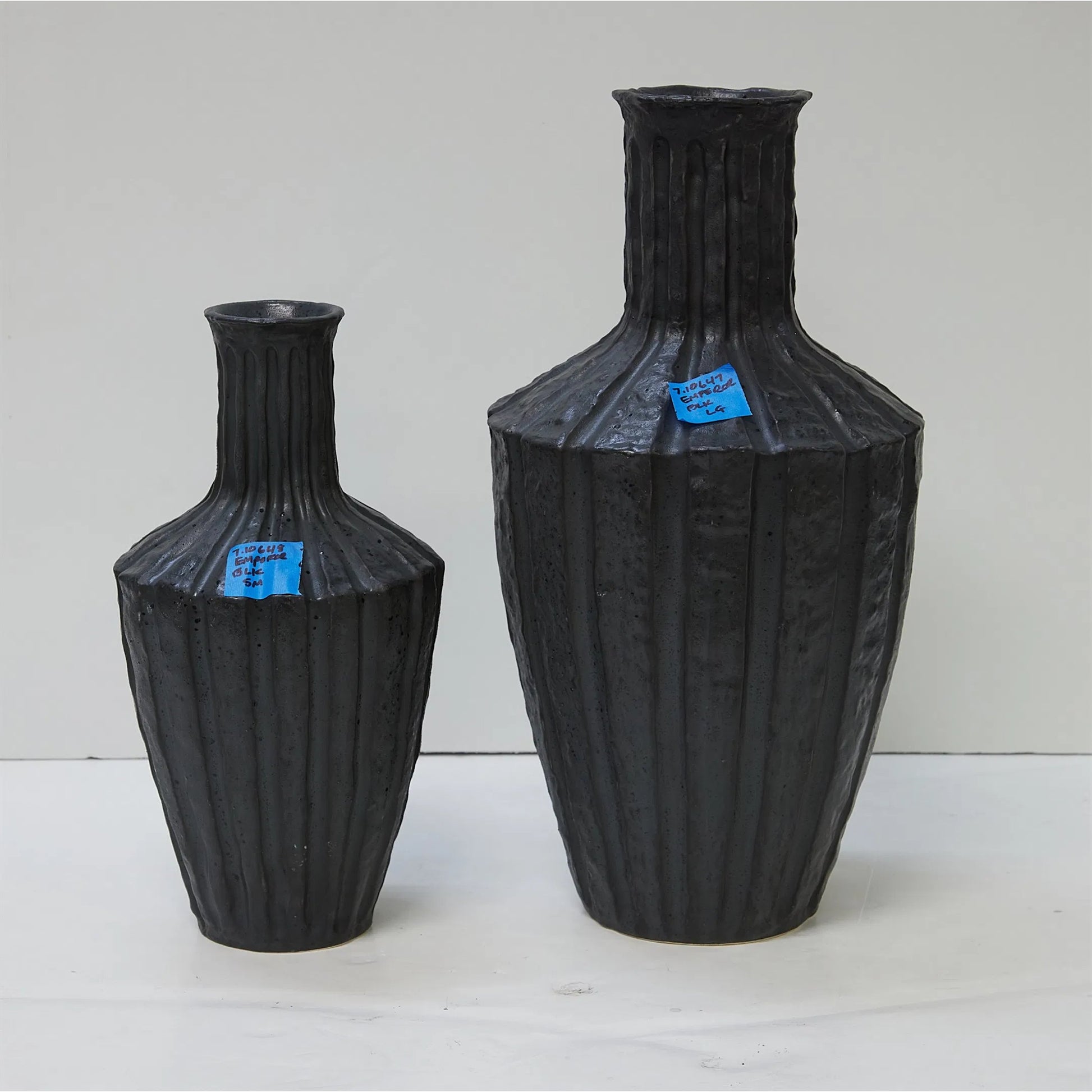 Emperor Vase by Global Views in black. Made from unique in a unique style.