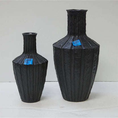 Emperor Vase by Global Views in black. Made from unique in a unique style.