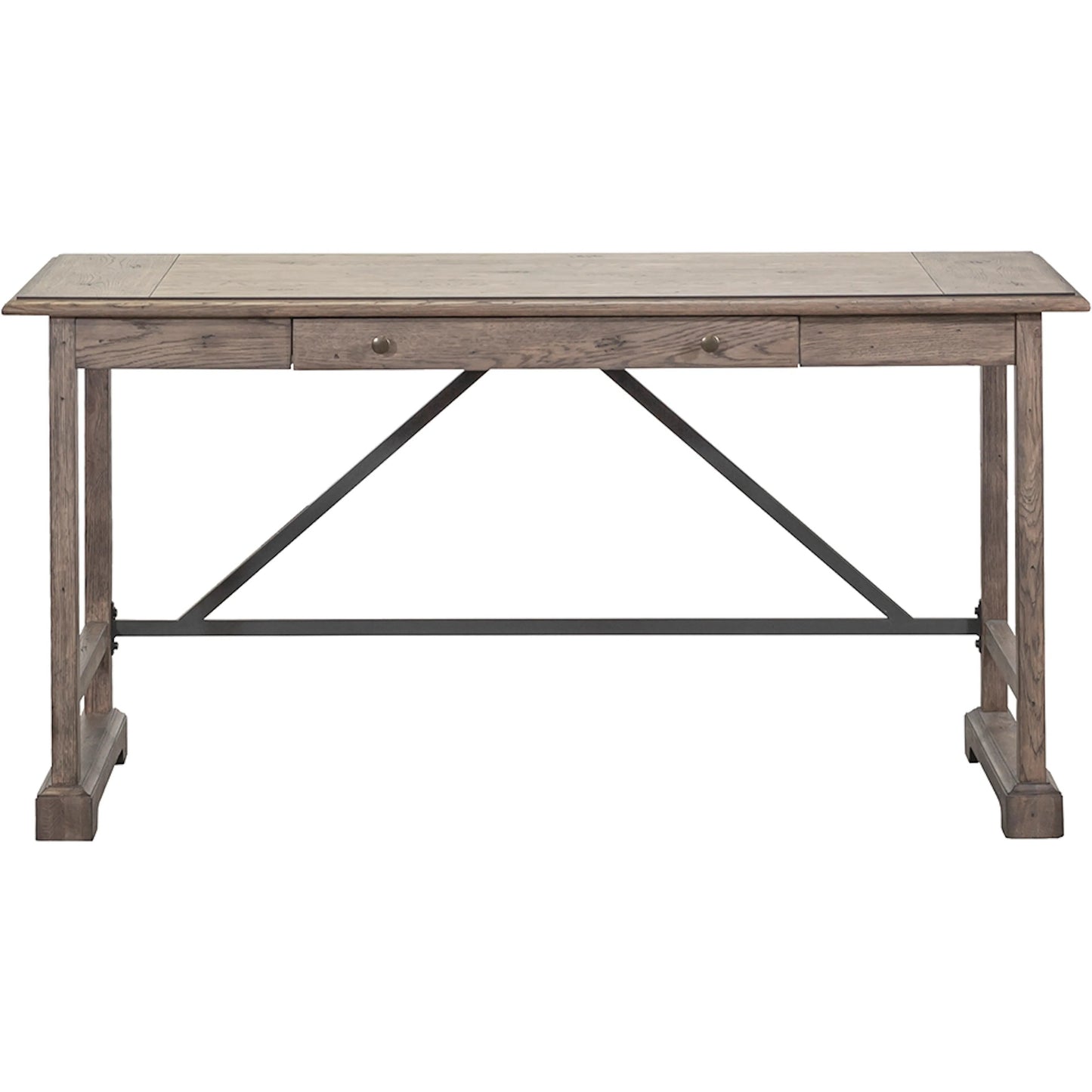 002 SI-2635822 | Additional Silo | Arcadian Writing Desk by Fairfield Chair in brown and burnished oak. Made from white oak solids, veneers in a unique style.