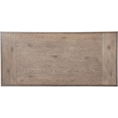 Arcadian Writing Desk by Fairfield Chair in brown and burnished oak. Made from white oak solids, veneers in a unique style.