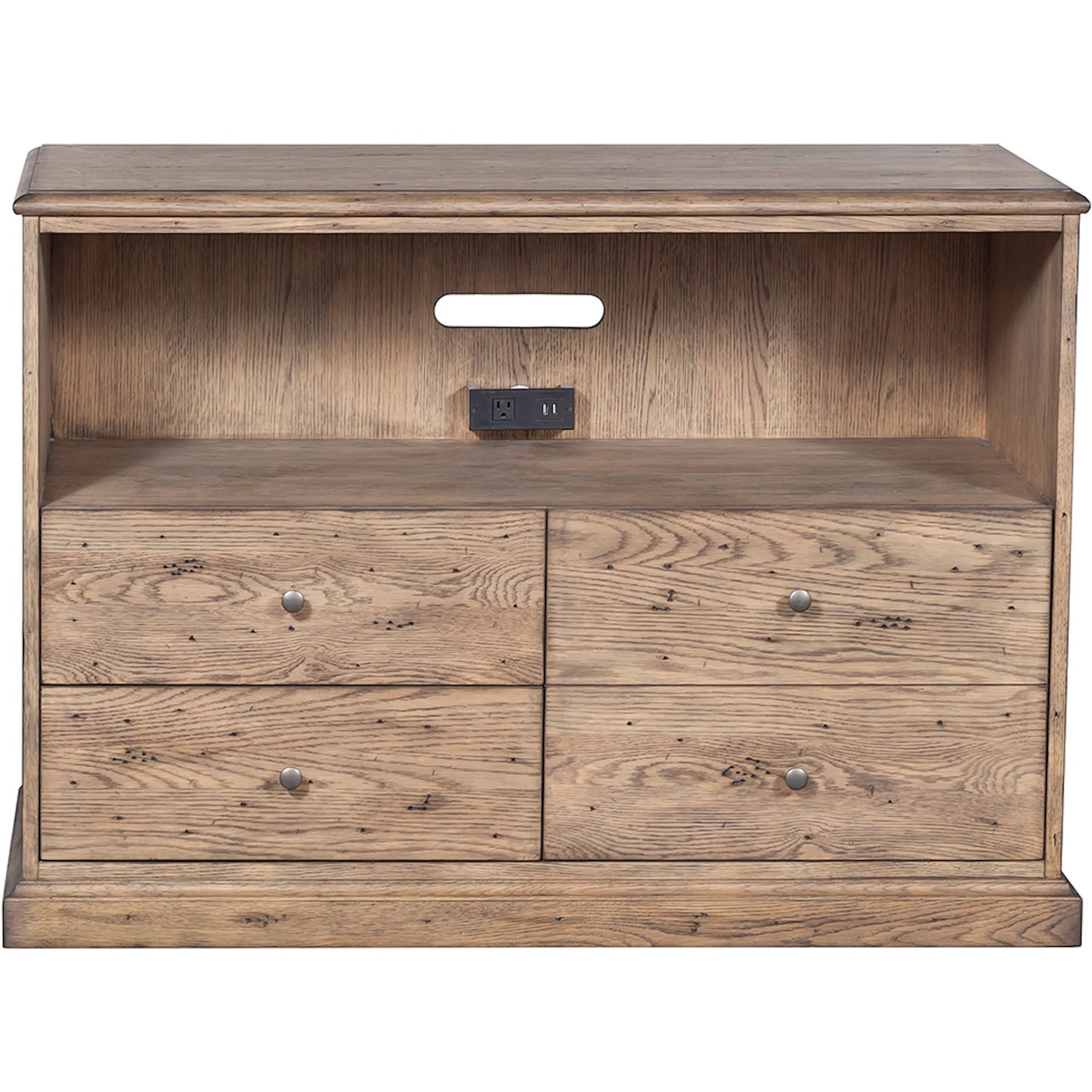 001 SI-2635823 | Additional Silo | Arcadian Lateral Storage and File Cabinet by Fairfield Chair in brown and burnished oak. Made from white oak solids, veneers in a unique style.