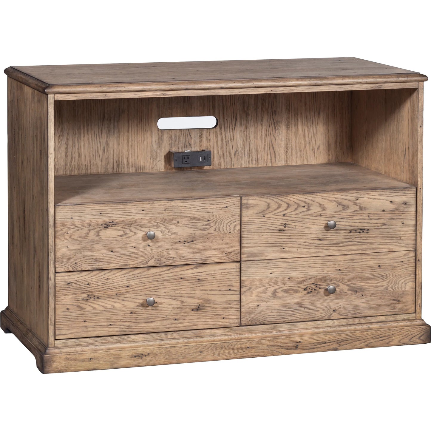 000 SI-2635823 | Primary Silo | Arcadian Lateral Storage and File Cabinet by Fairfield Chair in brown and burnished oak. Made from white oak solids, veneers in a unique style.