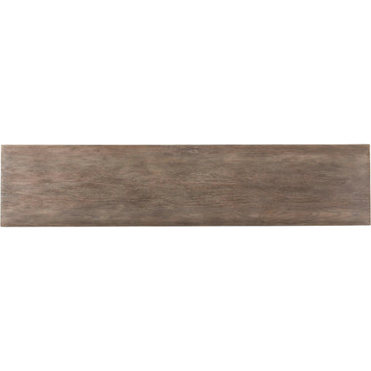 Coeur d'Alene Console Table by Fairfield Chair in grey and reclaimed oak. Made from red oak solids, veneers in a unique style.