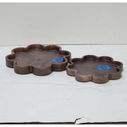 Cumulus Alabaster Tray by Global Views in ivory. Made from unique in a unique style.
