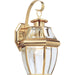 Lancaster One Light Outdoor Wall Lantern by Visual Comfort & Co.. Made from brass in a cottage & farmhouse style.