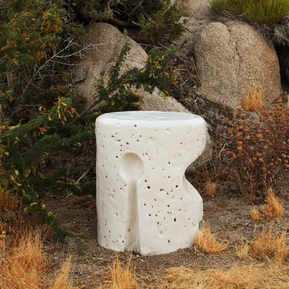 Gilles Side Table by Global Views. Made from ceramic in a modern style.