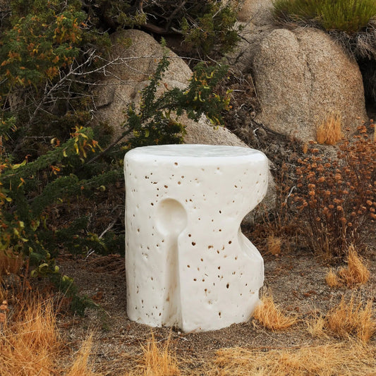 Gilles Side Table by Global Views. Made from ceramic in a modern style.