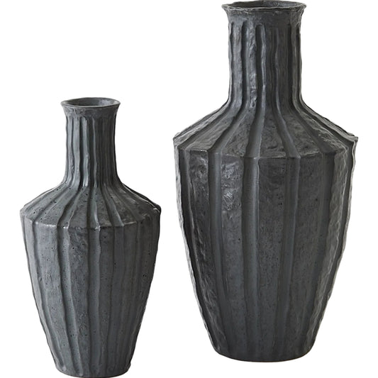 Emperor Vase by Global Views in black. Made from unique in a unique style.