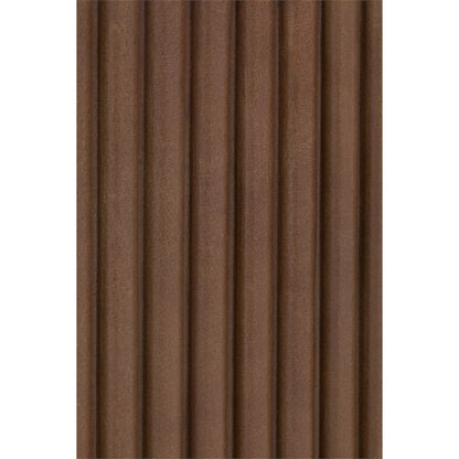 Dimitri Leather Wrapped Round Dining Table by Fairfield Chair in brown and kafe. Made from marble, leather wrap in a unique style.