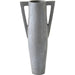 Diaphony Vase by Global Views. Made from ceramic-raku in a modern style.