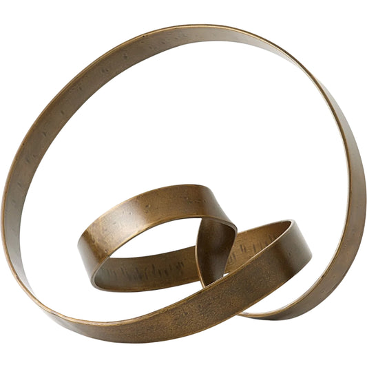 Cluster Sculpture by Global Views in antique brass. Made from iron in a unique style.