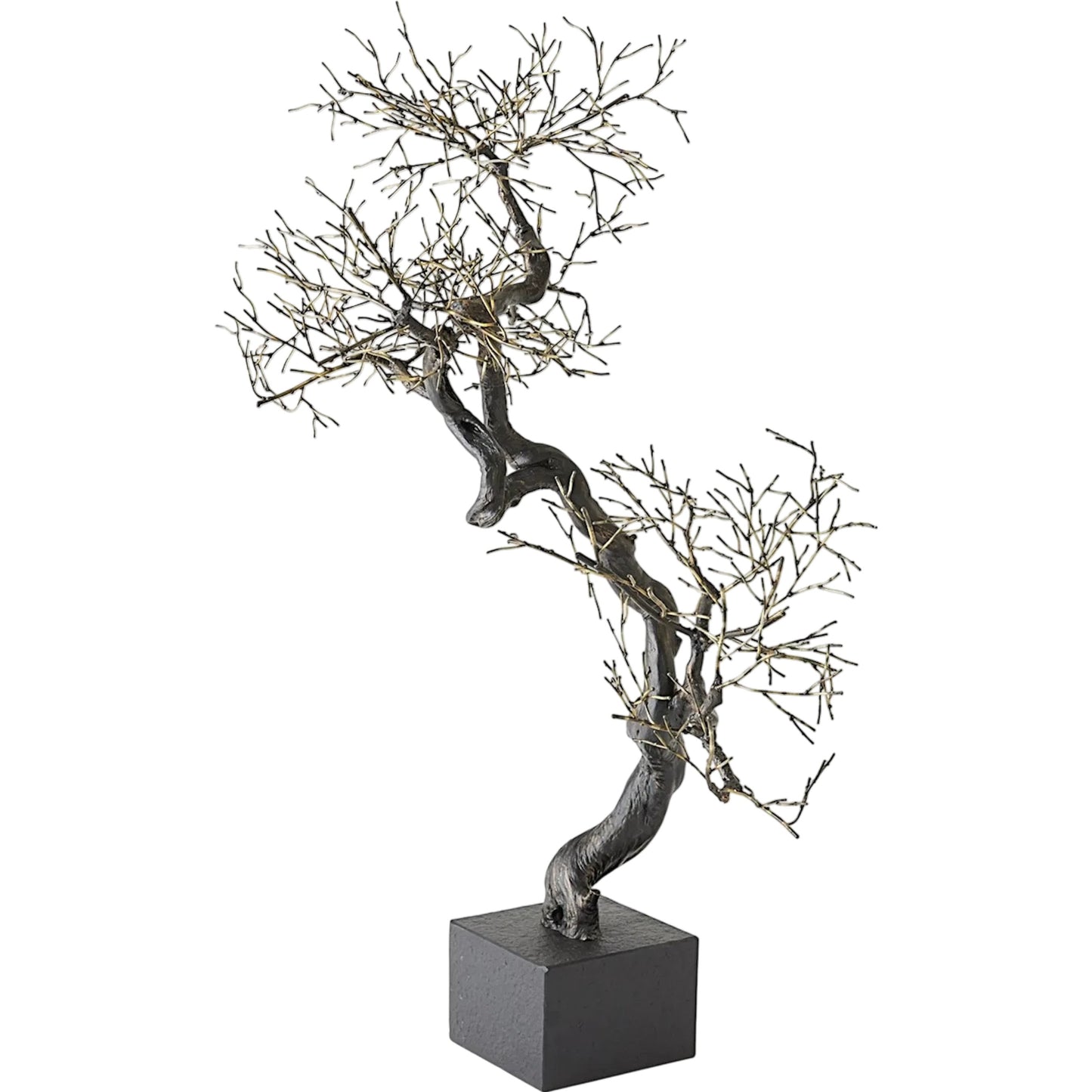 001 SI-2323656 | Primary Silo | Fuyuki Tree by Global Views in natural, black, bronze and marble. Made from unique in a modern style.