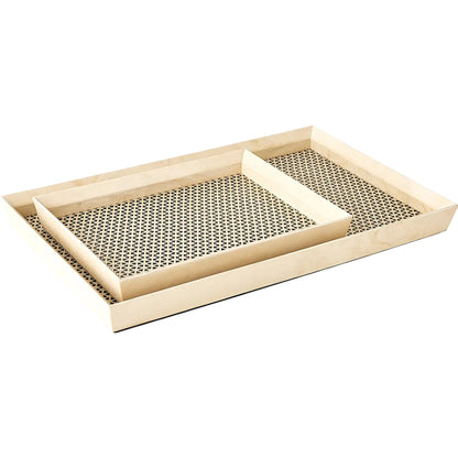 Infinity Tray by Global Views. Made from unique in a transitional style.