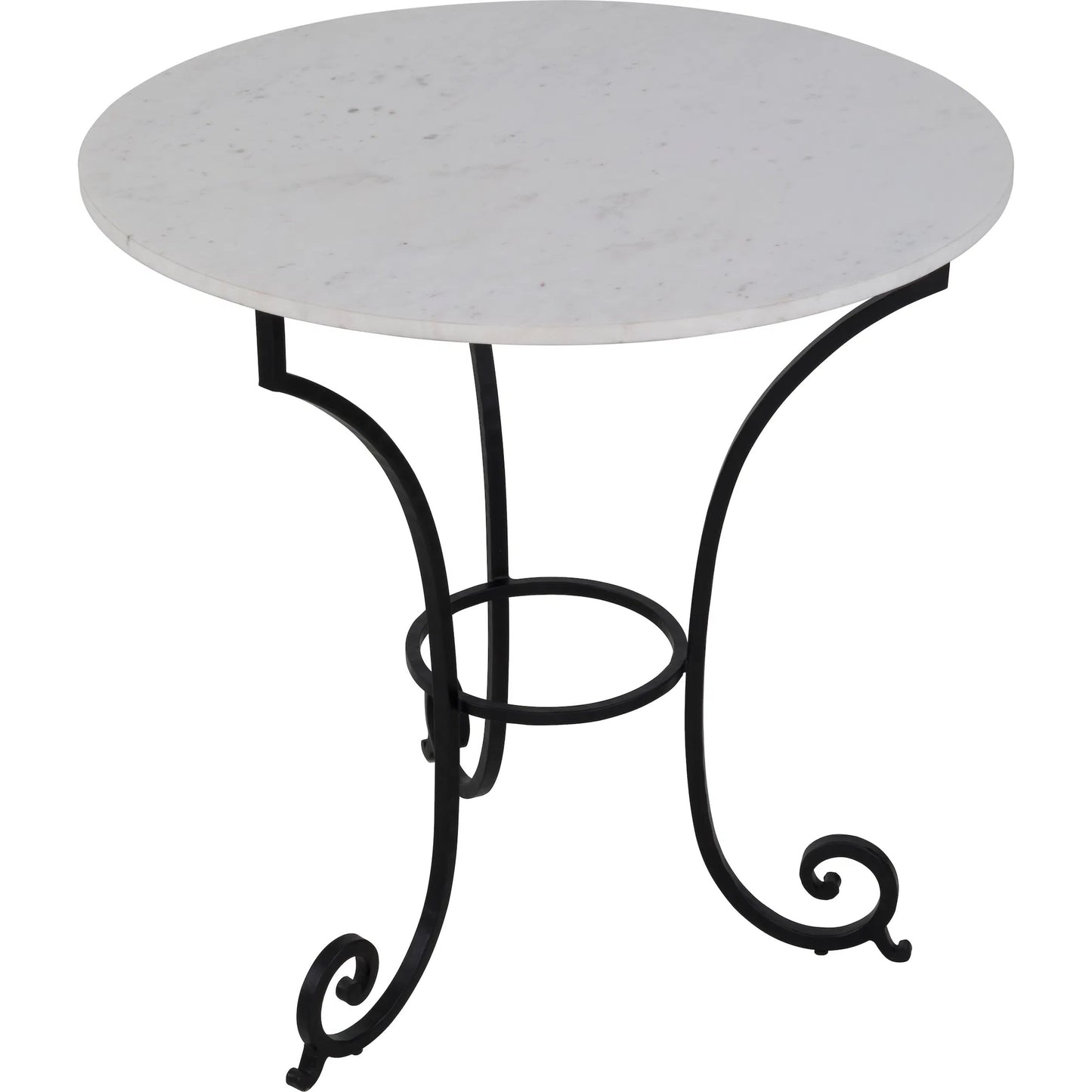002 SI-2635843 | Additional Silo | Vienna Counter Height Table by Fairfield Chair in stone and white marble. Made from metal, marble in a cottage & farmhouse style.