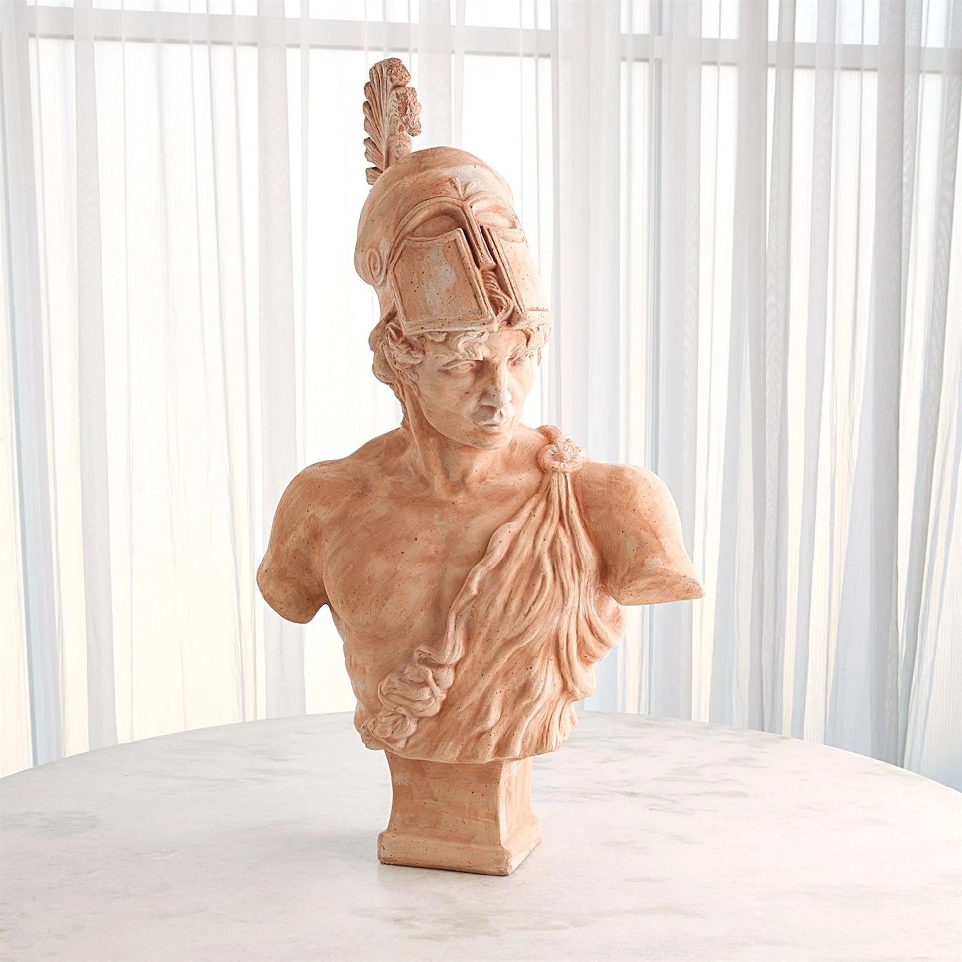 Mars Terracotta Sculpture by Global Views in terracotta. Made from unique in a unique style.