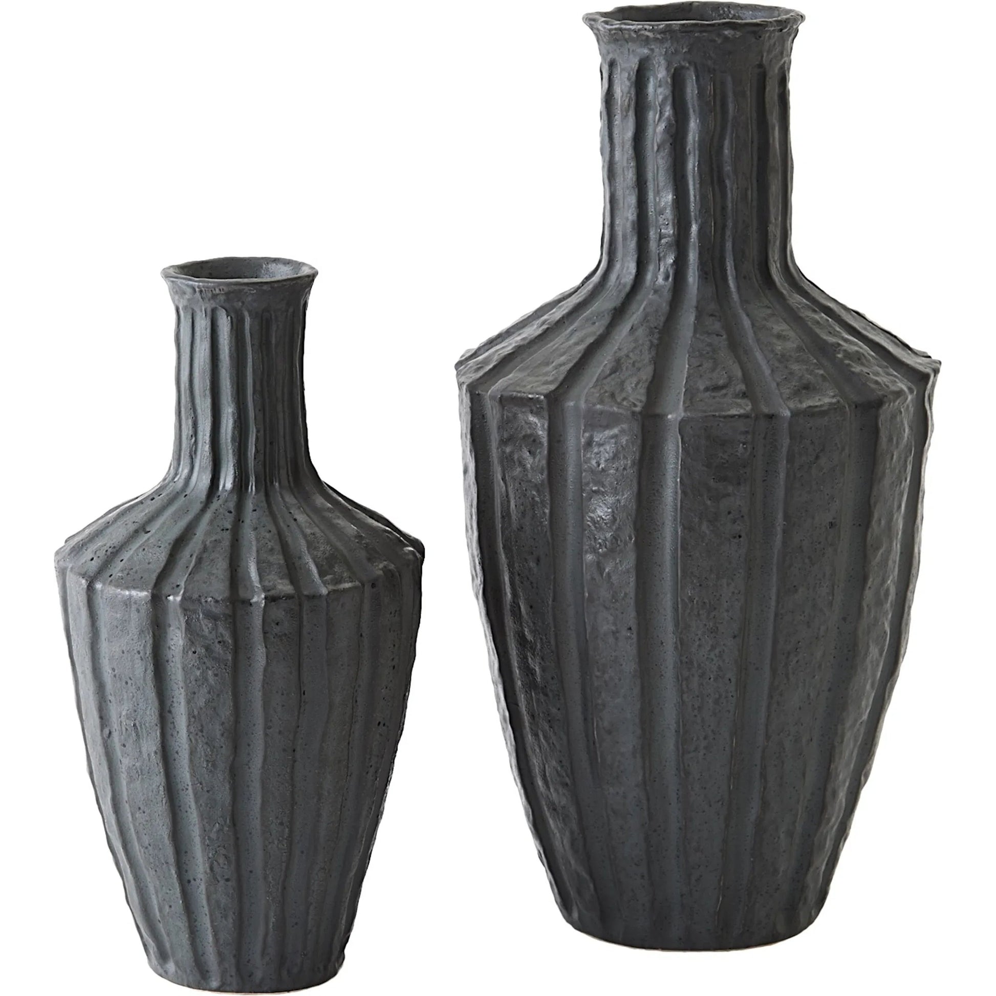 Emperor Vase by Global Views in black. Made from unique in a unique style.