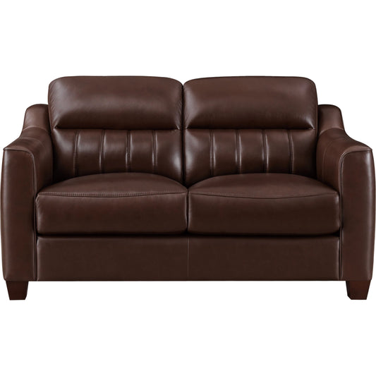 Uptown 2-Seat Leather Sofa by Hydeline. Made from leather, pu leather, solid hardwood kiln dried in a unique style.