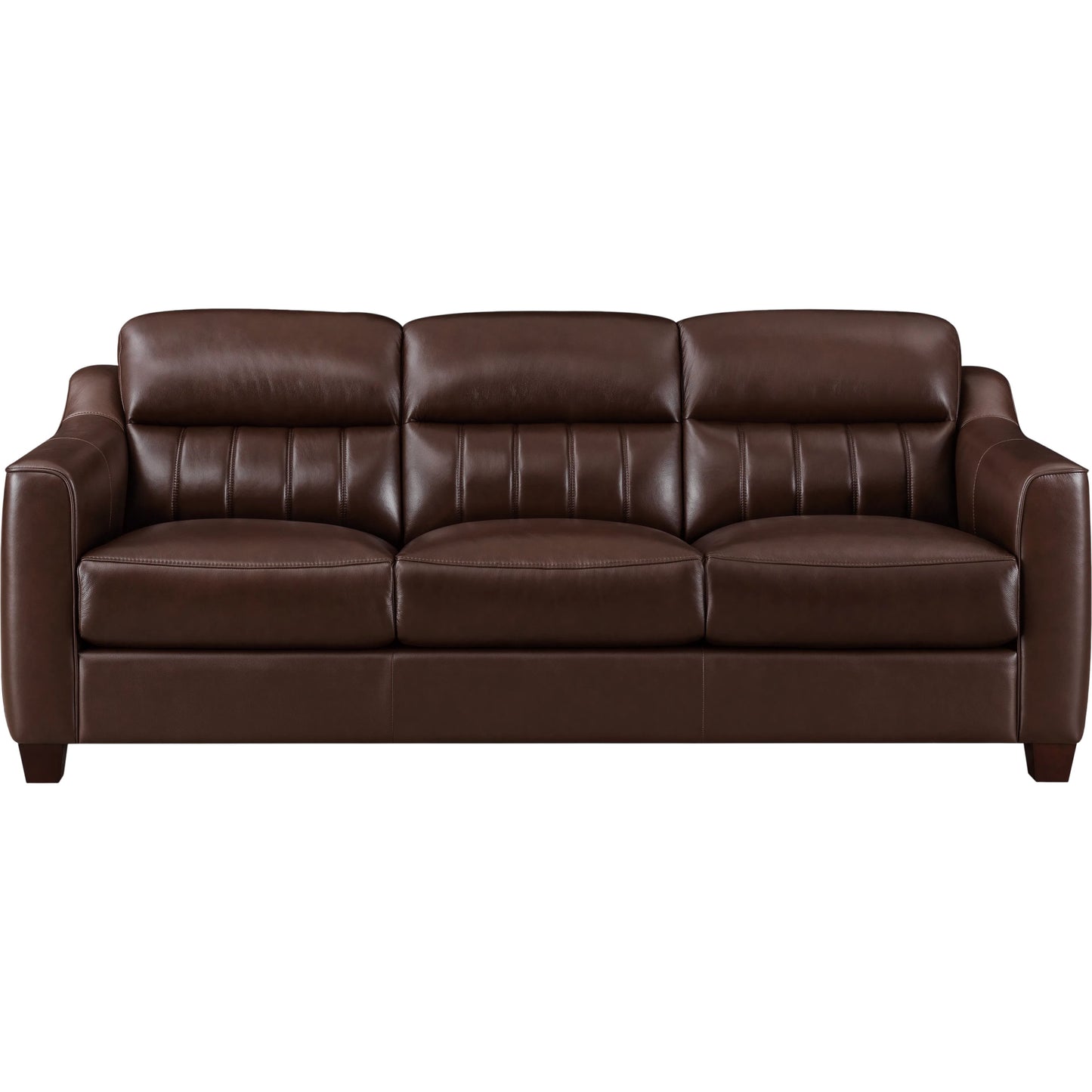 000 SI-2534424 | Primary Silo | Uptown 3-Seat Leather Sofa by Hydeline. Made from leather, pu leather, solid hardwood kiln dried in a unique style.